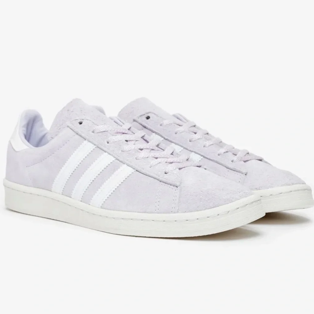 NWT Adidas Campus 80s Light Purple Sneakers leather , lavender - Picture 1 of 16